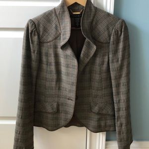 Laundry plaid blazer size 8